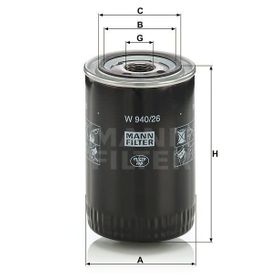 Mann W940/26 Yağ Filtresi