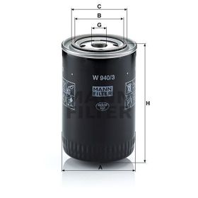 Mann W940/3 Yağ Filtresi