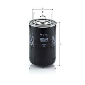 Mann W940/3 Yağ Filtresi