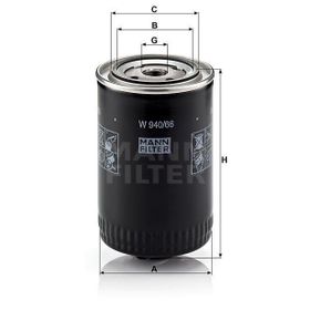 Mann W940/66 Yağ Filtresi