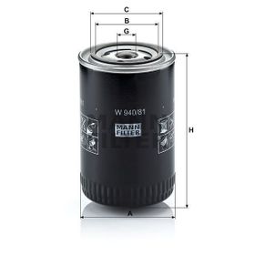 Mann W940/81 Yağ Filtresi