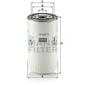 Mann W950/13 Hidrolik Şanzıman/Otomatik Şanzıman, Yağ Filtresi