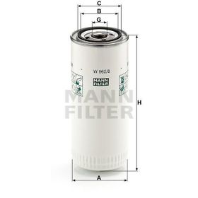 Mann W962/8 Yağ Filtresi