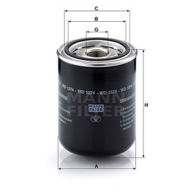 Mann WD1374 Yağ Filtresi