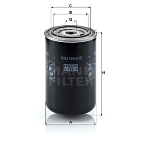 Mann WD940/19 Yağ Filtresi