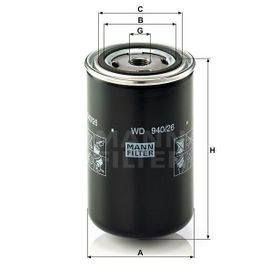 Mann WD940/26 Yağ Filtresi