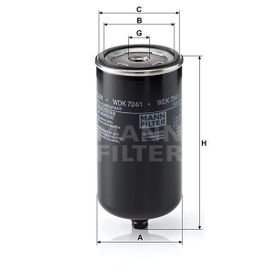 Mann WDK724/1 Yakıt Filtresi