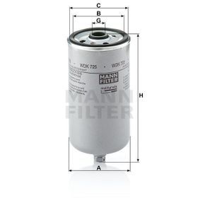 Mann WDK725 Yakıt Filtresi