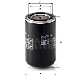 Mann WDK940/7 Yakıt Filtresi