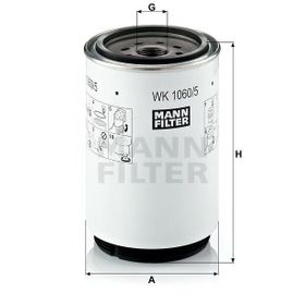 Mann WK1060/5X Yakıt Filtresi