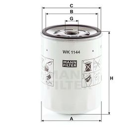 Mann WK1144 Yakıt Filtresi