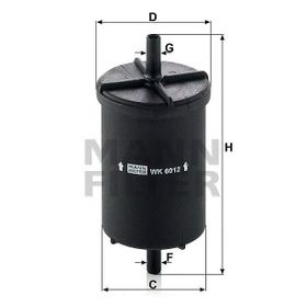 Mann WK6012 Yakıt Filtresi