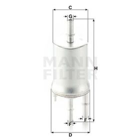 Mann WK6015 Yakıt Filtresi