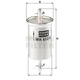 Mann WK612/6 Yakıt Filtresi
