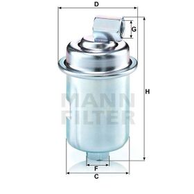 Mann WK614/44 Yakıt Filtresi
