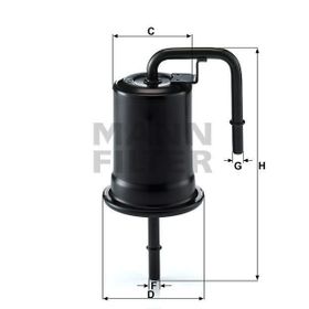 Mann WK614/45 Yakıt Filtresi