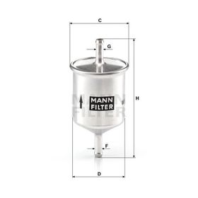 Mann WK66 Yakıt Filtresi