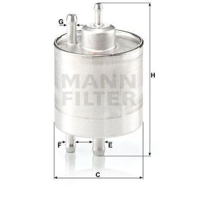 Mann WK711/1 Yakıt Filtresi