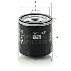 Mann WK712/5 Yakıt Filtresi