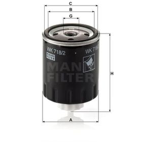 Mann WK718/2 Yakıt Filtresi