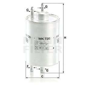 Mann WK720 Yakıt Filtresi
