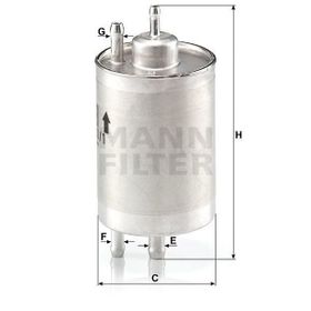 Mann WK720/1 Yakıt Filtresi