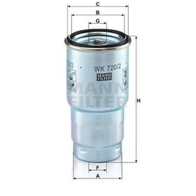 Mann WK720/2X Yakıt Filtresi