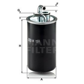 Mann WK722/1 Yakıt Filtresi