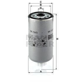 Mann WK724/3 Yakıt Filtresi