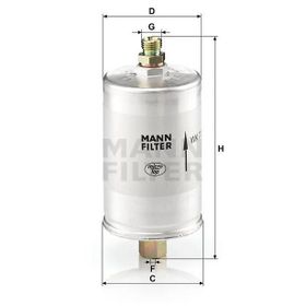Mann WK726 Yakıt Filtresi