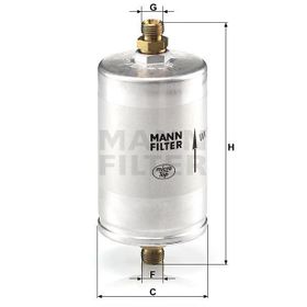 Mann WK726/3 Yakıt Filtresi