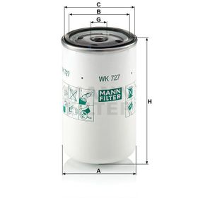 Mann WK727 Yakıt Filtresi