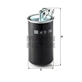 Mann WK728 Yakıt Filtresi