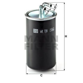 Mann WK728 Yakıt Filtresi
