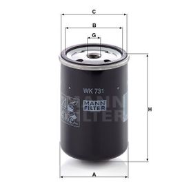 Mann WK731 Yakıt Filtresi
