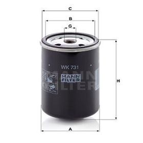 Mann WK731 Yakıt Filtresi