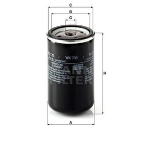 Mann WK733 Yakıt Filtresi