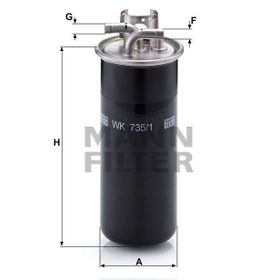 Mann WK735/1 Yakıt Filtresi