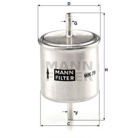Mann WK79 Yakıt Filtresi