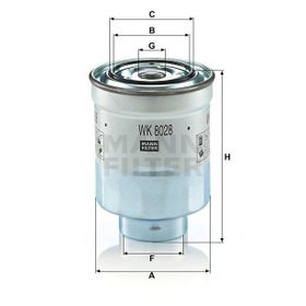 Mann WK8028Z Yakıt Filtresi