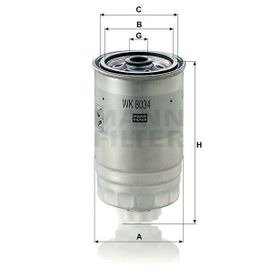 Mann WK8034 Yakıt Filtresi