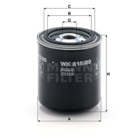 Mann WK815/80 Yakıt Filtresi