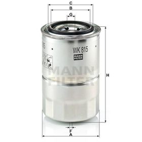 Mann WK815X Yakıt Filtresi
