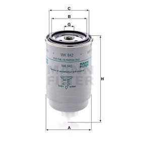 Mann WK842 Yakıt Filtresi