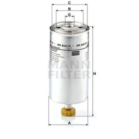 Mann WK845/10 Yakıt Filtresi