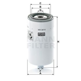 Mann WK9010 Yakıt Filtresi