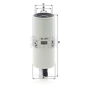 Mann WK9017X Yakıt Filtresi
