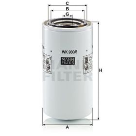 Mann WK930/6X Yakıt Filtresi