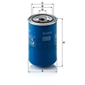 Mann WK940/12 Yakıt Filtresi