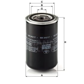 Mann WK940/17 Yakıt Filtresi